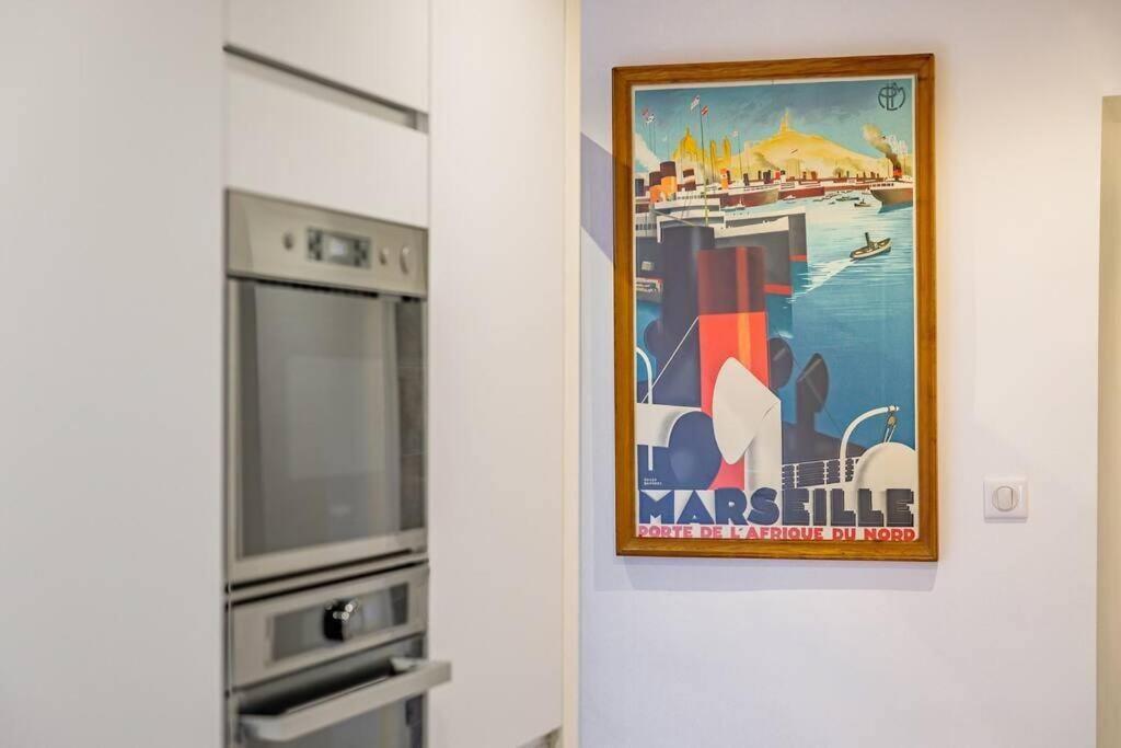 Appartement 5*, Climatise, Avec Terrasse Au Quartier Le Panier مارسيليا المظهر الخارجي الصورة